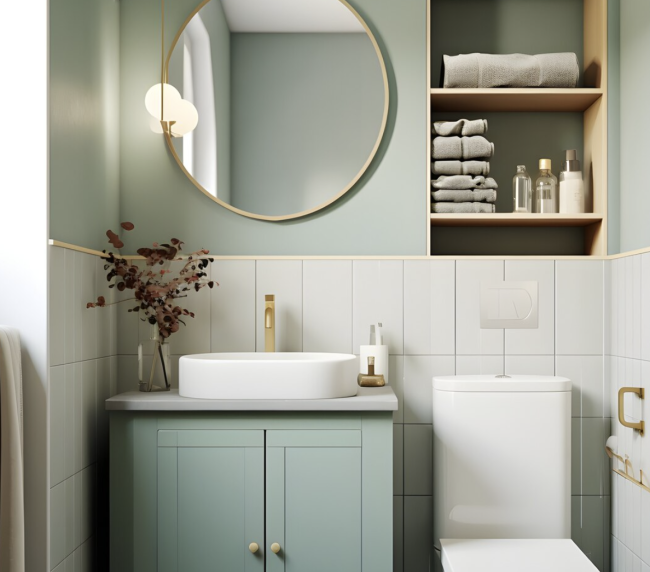 baño pequeño diseñado